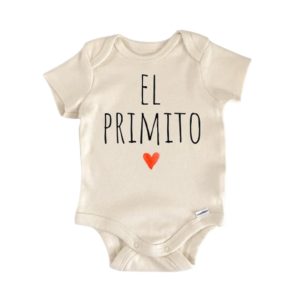 Primito Cousin Spanish Newborn Baby Onesie® Bodysuit
