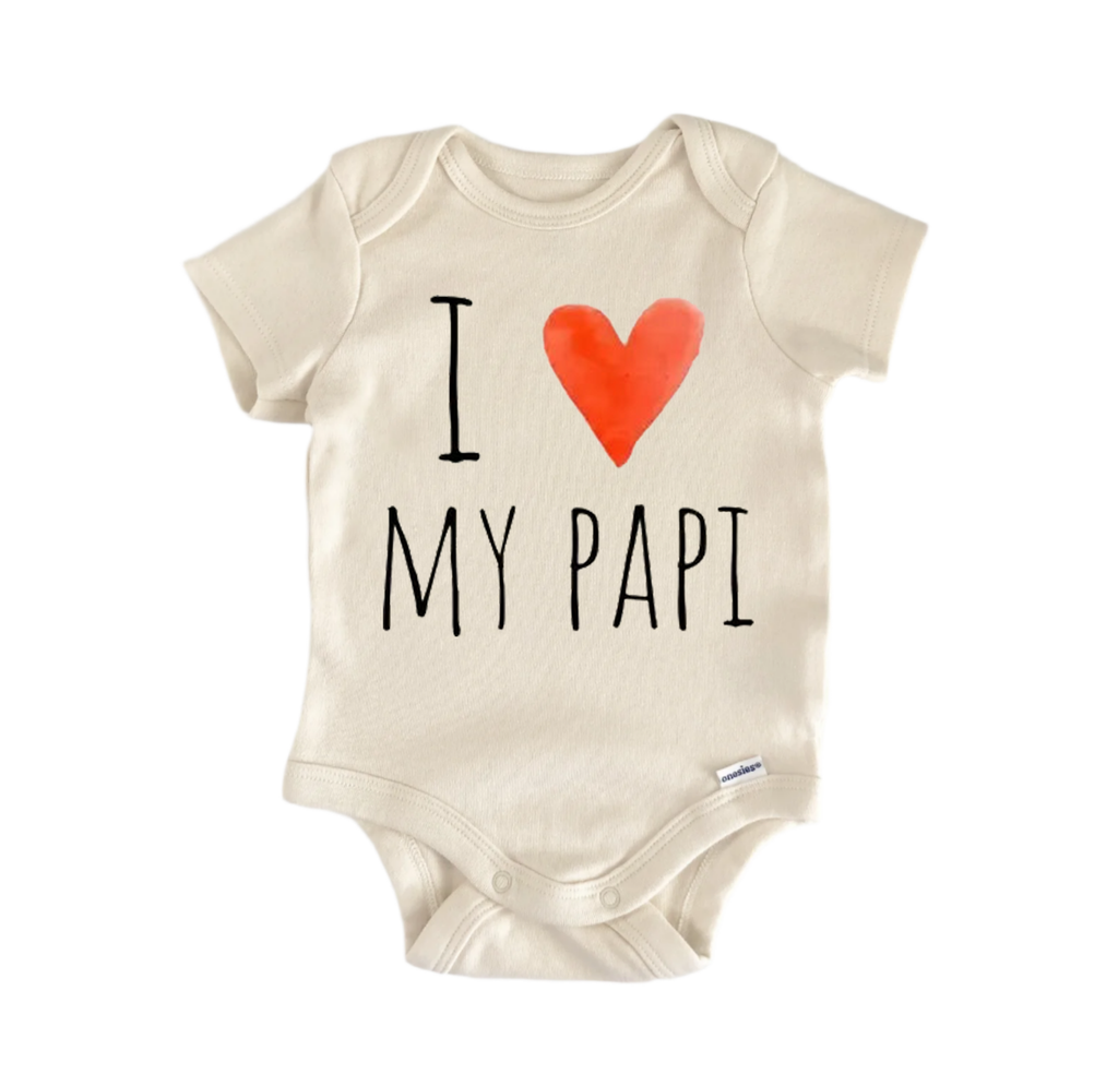 Papi Grandpa Spanish Newborn Baby Onesie® Bodysuit